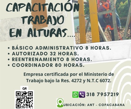 CAPACITACIÓN TRABAJO EN ALTURAS
